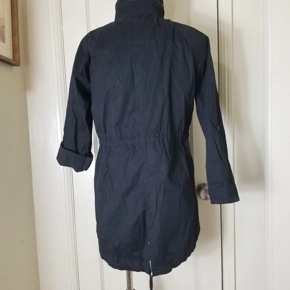 A NEW DAY S black drawstring waist and hem roll tab polyester jacket - Picture 4 of 5